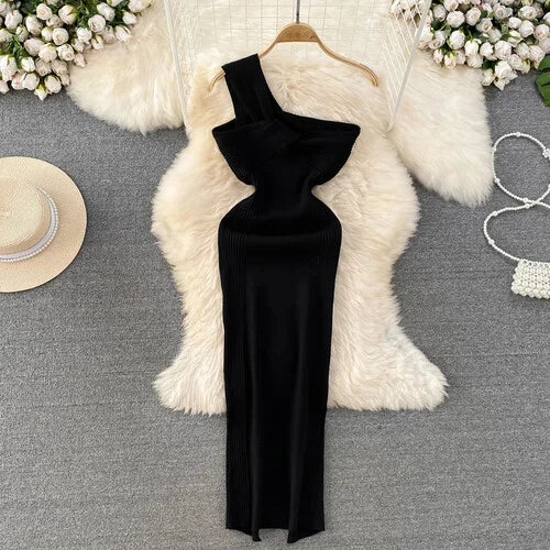 Robe d'été haut de gamme européenne en maille