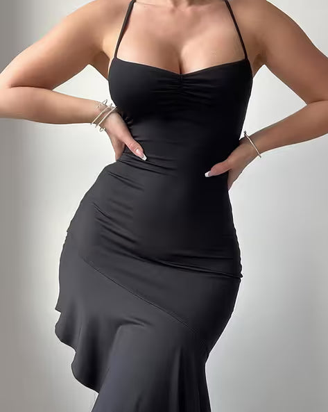 Robe Moulante Dos Nu Chic pour Soirée