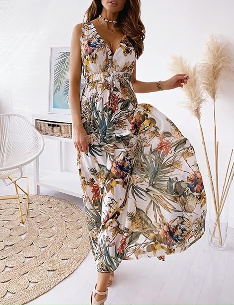 Robe Longue Fleurie Bohème Chic