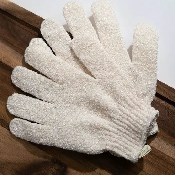 Gants exfoliants pour douche