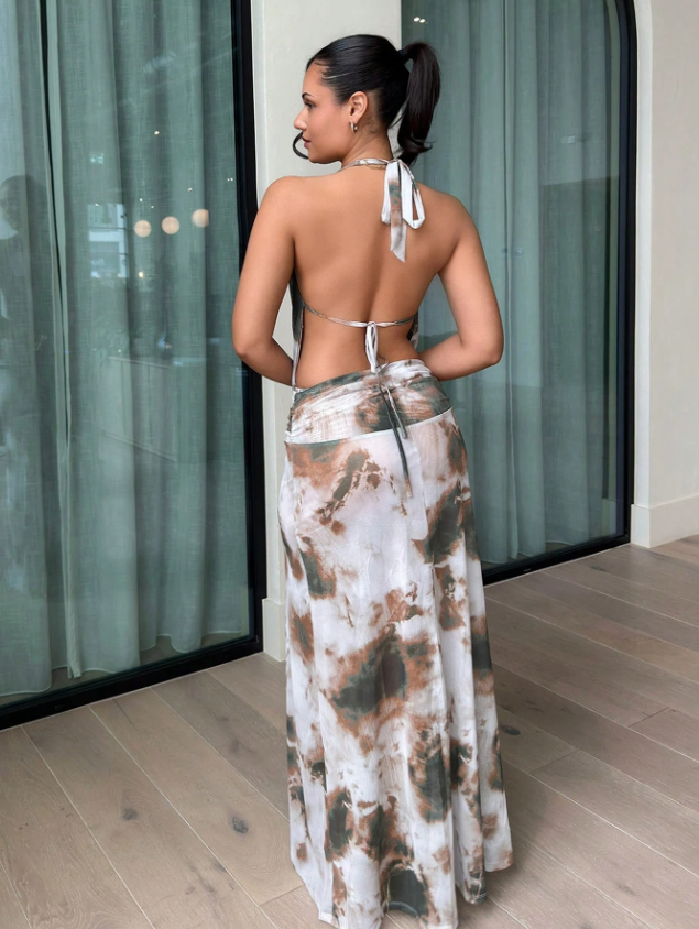 Robe Décolleté Plongeant Chic & Glamour