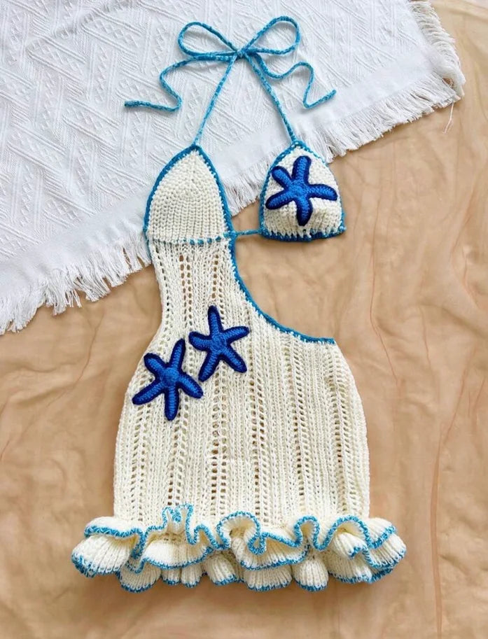 Robe crochet femme