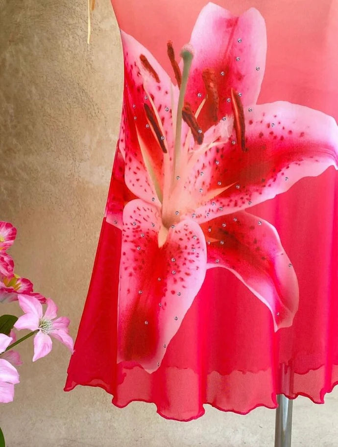 Robe Longue Fleurie Tropicale Luxe