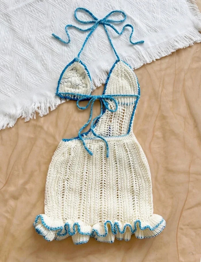Robe crochet femme