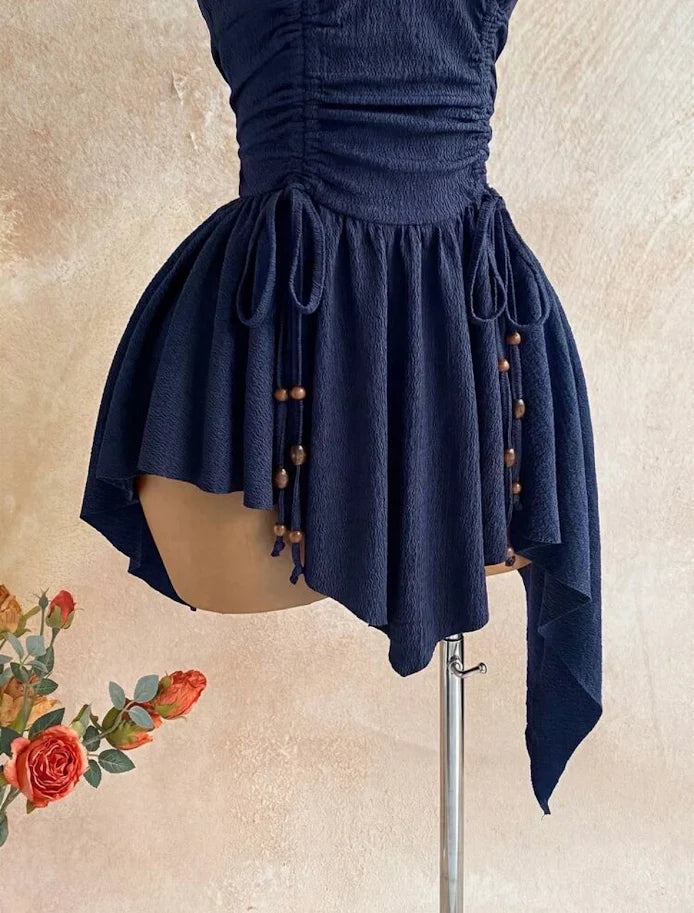 robe bleu marine élégante