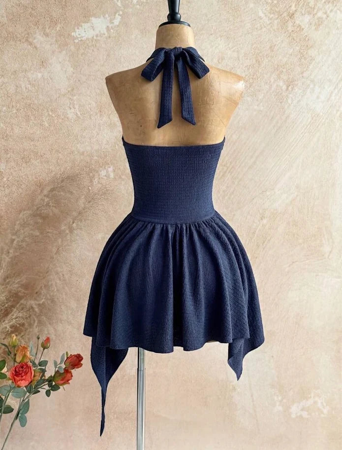 robe bleu marine élégante